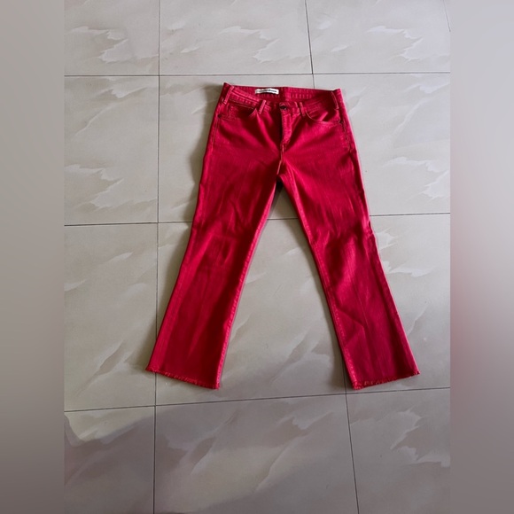 Pilcro and the letterpress Women’s Mid-Rise Ankle Jeans Pants 25 Pink - Picture 7 of 14